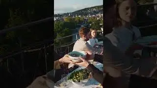Venue | Roof top terrace in the Hotel Helvetia, Zurich | Shorts