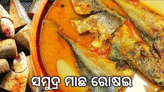 ସମୁଦ୍ର ମାଛ ରୋଷେଇ ||ମରୁଆ ମାଛ ବେସର ଝୋଳ ||king /mackerel fish curry ||seasons and bites