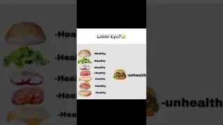 Ingredients are hygienic but burger is not😭 #shortsfeed #shortfeed #shorts #funny #funnymemes