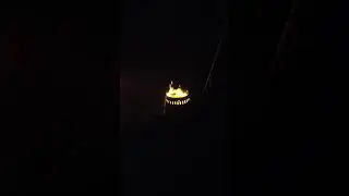 Citronella candle catches fire