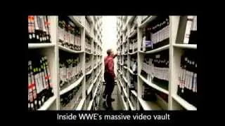 INSIDE WWE massive library of 47000 tapes