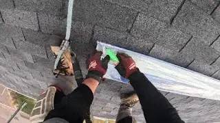 European Clay Metal Roof Installation  Gable Boxes and Starter