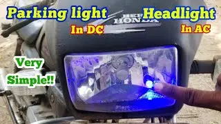 Splendor parking light direct / Splendor parking light ac to dc