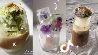 ☀️Aesthetic Summer Drinks☀️ Part 2 | Relaxing Homecafe Drinks | TikTok Compilation |  2021