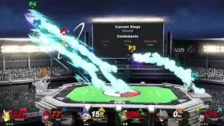 CP (Pikachu) PickRick (Roy) A-A-Ron (Inkling) Tots (Link) Atrain (K.Rool) Khoffee (Robin)