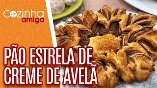 Pão Estrela de Creme de Avelã - Flávio Duarte | Cozinha Amiga (02/12/21)