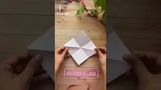 Diy squash card very easy............😍😍