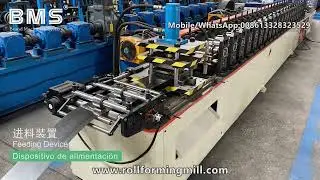 Step Beam RollForming Line Fly Cutting and Laser Welding