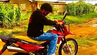 First time riding a MOTORCYCLE *bad idea* 🫢