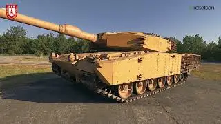 Leopard 2A4 with additional Roketsan T1 armor package.