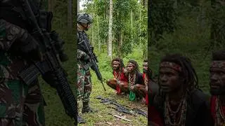 🔥 TNI Berhasil menangkap anggota KKB yang menyerang pasukan saat melakukan patroli#shorts#viral#tni