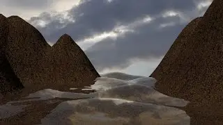 3ds max tutorial/ Scene with animated sea surface