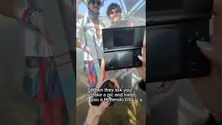 Nintendo DS at a Music Festival