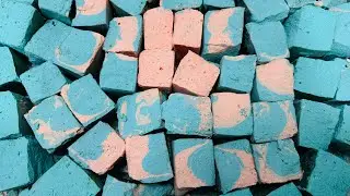 Dual Colour Chalk ASMR Crush |  Soft Chalk ASMR Block 