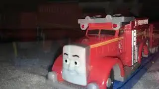 Custom - Trackmaster Talking Flynn with red flashing led lights