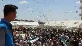 مهرجان عيد الطفل مدرسة الأقصى فوج الإناث /اعزاز