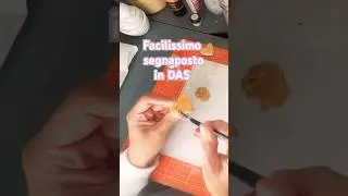 One Minute Craft, segnaposto in das#argilla #craft #skulpture #clay #das #handmade #party