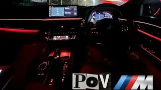 POV Night drive BMW 630i GT M Sport