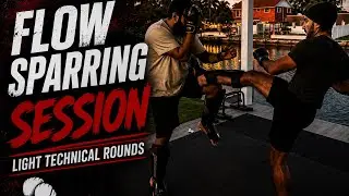 Flow Sparring Session | Light Technical Rounds #mma #martialarts #striking #combatsport 