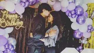 Romantic birthday surprise with cute gifts | mini vlog |couplegoals | vishu aly #shorts