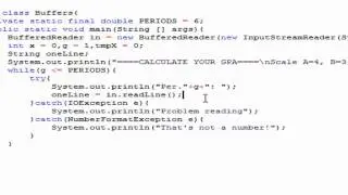 Using BufferedReader in Java