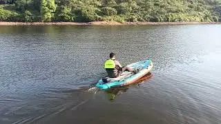 The electric propeller's thrust is truly amazing! It can pull nine people at once!#易帆动力 #ifungoo
