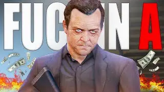 MICHAEL SAVES MY MANSION! in GTA Online - A Safehouse in The Hills DLC