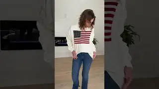 American flag sweater in my Amazon storefront #amazoninfluencer #ad #amazonshoppablevideo