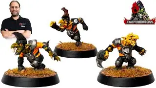 How to paint goblins for Blitzbowl and Blood Bowl, the Warhammer Fantasy Football tabletop game