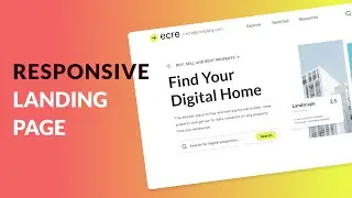 Responsive Landing Page Using HTML CSS And JavaScript