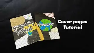 Geography cover page | tutorial | diy