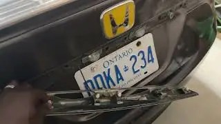 HOW TO REMOVE DUCKTAIL FROM 2006-2011 Honda Civic #shortsvideo #automobile #cartok 