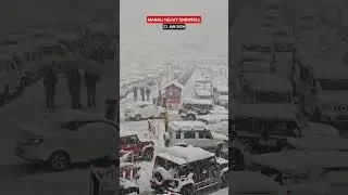 Today Manali heavy snowfall #manali #snowfall #viralvideo #2026