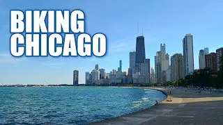Biking Chicago’s Lakefront Trail (2025) | Scenic Sunset Ride from Northside to Downtown (Southbound)