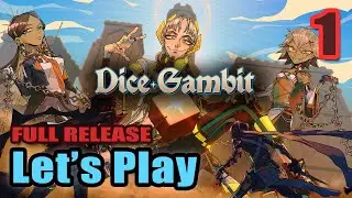Let's Play - Dice Gambit - Fantastic Tactics Turn Based Strategy RPG - Full Gameplay (Full Release)