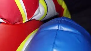 Vintage 1981 Shelcore inflatable car 1 deflate (with glove)