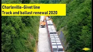 Track and ballast renewal on the Charleville-Givet line (VSEN)