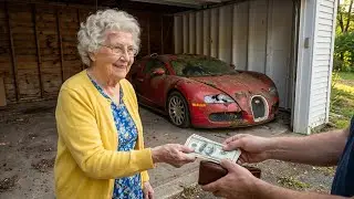 ASMR Restoration — I Bought Bugatti for ONLY $600! Grandmother Sold Me her Abandoned car