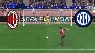 FIFA 22 - Inter Milan Vs AC Milan - Updated Squads - Penalty Shootout