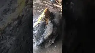 Blacksmithing in Ile-Ife Nigeria, this workshop has 3 ogun shrines. This video is in Yoruba language
