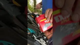 Yamaha MT15 Battery change #shorts #viralvideo #trendingshorts