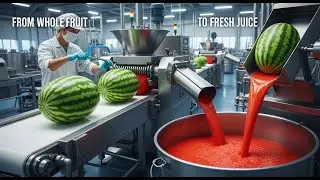 from whole watermelons to fresh juice the complete industrial watermelon juice production process to