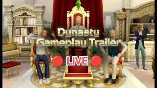 🔴 LIVE 🔴 | TRAILER DE GAMEPLAY DA DINASTIA | THE SIMS 4 REALEZA & LEGADO