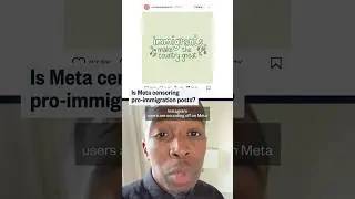 Is Meta censoring pro-immigration posts?