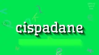 ЦИСПАДАН &ndash; КАК СКАЗАТЬ ЦИСПАДАН?  #циспадан (CISPADANE - HOW TO SAY CISPADANE? #cispa