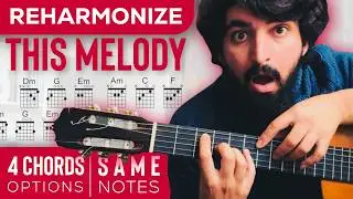 Reharmonize Any Melody With These 4 Chord Tricks | Guitar Harmony Hack