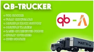 QBCore Trucker Job Fivem | MamBa OP | Renewed Phone Based | QB-CORE | UPDATED