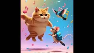 Moti billi ka dance #trending #kidsstoryhindi #cartoon #moralstory #moralstories Dudi Dudi Dam Dam