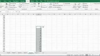 Sampling with Data Analysis Toolpack in MS Excel