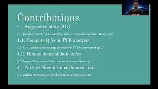 Human Navigational Intent Modelling Based on Reachability Analysis and Bayesian filtering